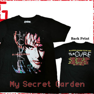 The Cure - Bloodflowers Tour '00 Official Unisex  Premium Carbon T-Shirt ( Men S, M, L, XL ) ***READY TO SHIP from Hong Kong***